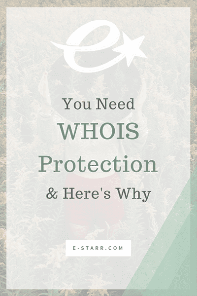 Why You Need WHOIS Protection