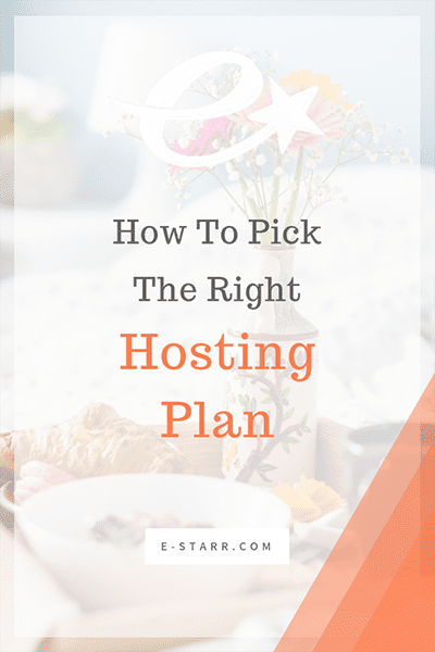 Picking The Right Hosting Plan
